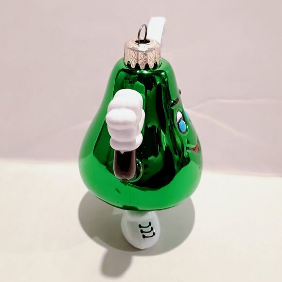 Vintage Hersheys Green Chocolate Kiss Christmas Ornament-1998-Plastic-Waving - Picture 4 of 7